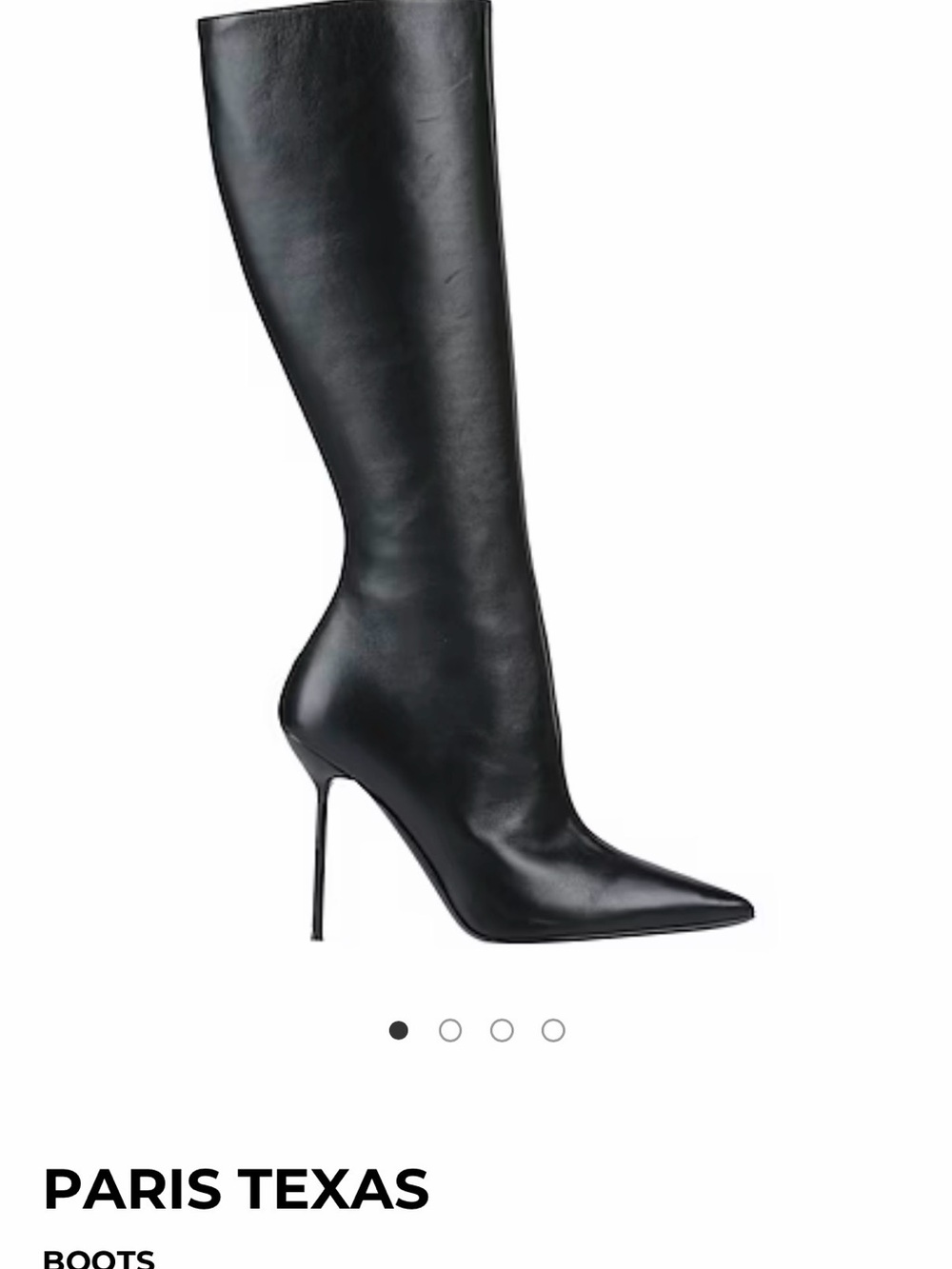 Paris Texas Black Stiletto Boots